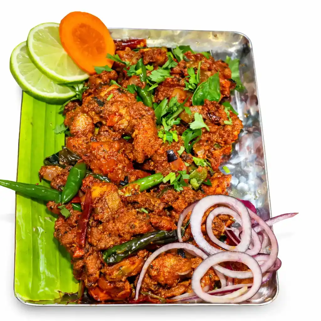 Guntur chicken at Naga's South Indian Cuisine 